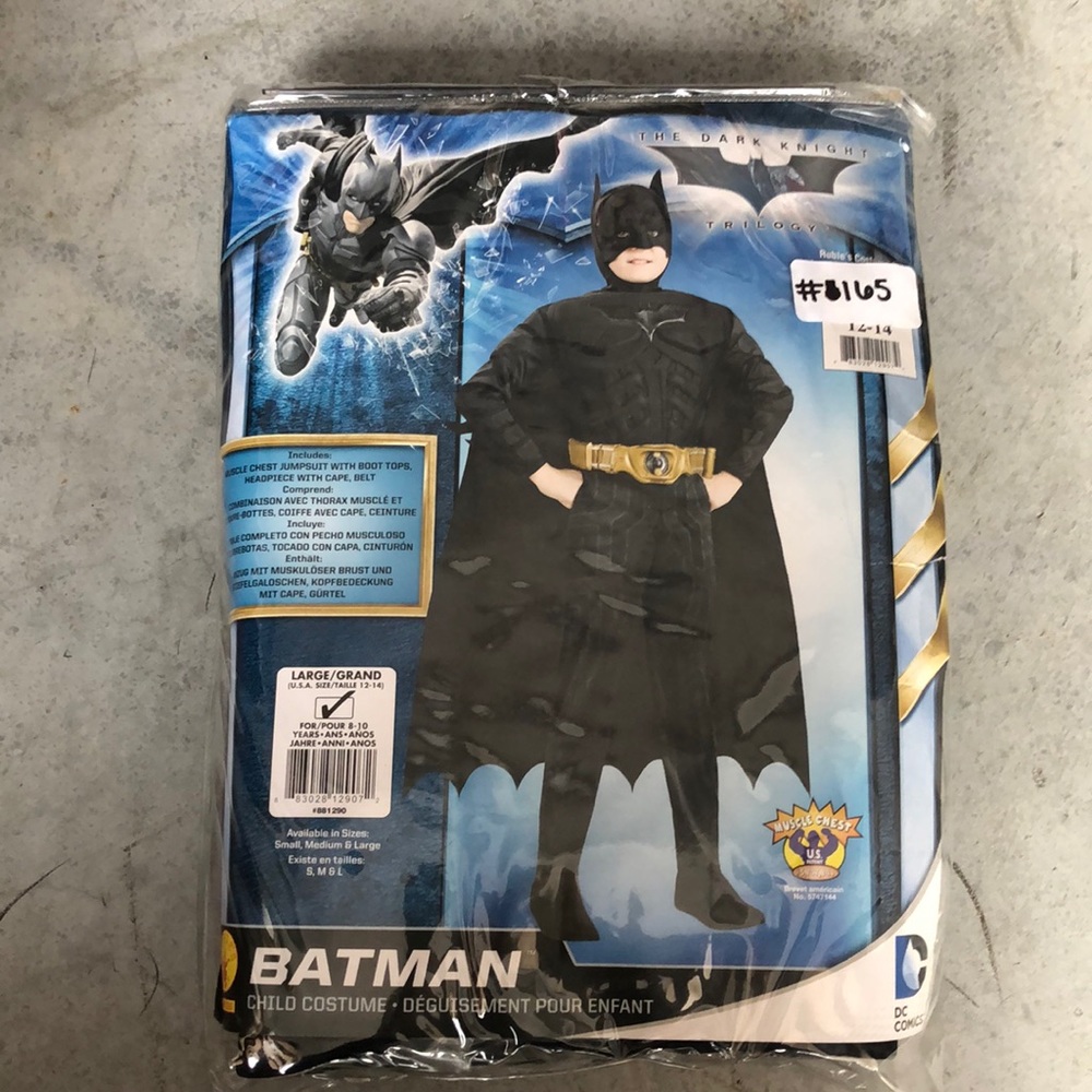 The Dark Knight Batman Children’s Costume! New! Blowout Price!